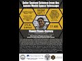 Solar System Science from the James Webb Space Telescope with Dr. Naomi Rowe-Gurney