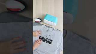 Cricut Joy + EasyPress Mini  Pawdre Shirt