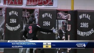 High School Football: Aliquippa defeats Waynesburg Central