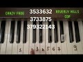 beverly hills cop theme crazy frog piano tutorial