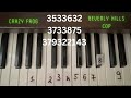 beverly hills cop theme crazy frog piano tutorial