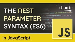 ES6 Rest Parameters - JavaScript Tutorial