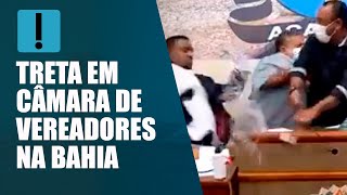 Vereador agride presidente de Câmara na Bahia durante sessão