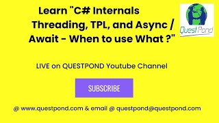 C#/.NET Fundamentals Training | C# Tutorial | Threads in C# | Async & Await in C# | C# for Beginners
