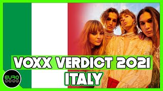 ITALY EUROVISION 2021: Måneskin - Zitti E Buoni (REVIEW) // VOXX VERDICT 2021