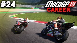 MotoGP 19 Career Mode Gameplay Part 24 - LAST APRILLIA RACE (MotoGP 2019 Game Career Mode PS4 / PC)