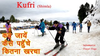 Kufri- Shimla Full Information I शिमला कुफरी बर्फबारी I कुफ़री घूमने की पूरी जानकारी I Kufri Tour