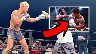 Jake Paul MIMICS Terence Crawford Jab from Spence fight training for Nate Diaz during media workout!