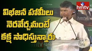 Chandrababu Speech at Janmabhoomi Program in Achampet | Guntur | Telugu News | hmtv