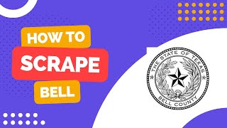How to scrape Bell County Tax Assessor Site