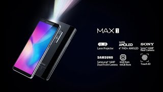 Blackview MAX 1 Official video,  Laser projector phone with big battery