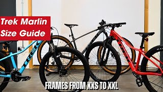 Find The Perfect Size For You | Trek Marlin Size Guide