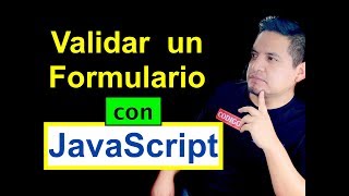 Validar formulario con JavaScript - Form validation
