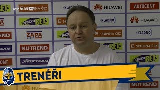 Trenéři po zápase: Pavel Patera a Jiří Vykoukal