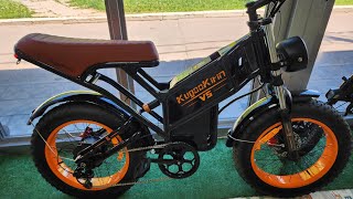 Электро фэтбайк Kugoo Kirin V5 🛴Электросамокаты Подольск 🚀 Права не нужны☝️