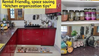 Space Saving Kitchen Organization Tips & Ideas!!My Small Kitchen Organization & Makeover