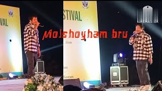 Mizoram Tuipuibari 5th state lavel Hojagiri Live Performance by.. Molshoyham Bru