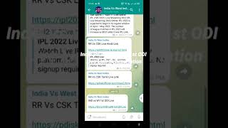India Vs West Indies 1st ODI Live | Indvswi 1st ODI Live Telegram Link  IND vs WI Live Telegram Link