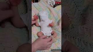 Unwrapping New Reborn Baby