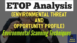 ETOP Analysis|Environmental Threat and Opportunity Profile|Environment Scanning Techniques #NET