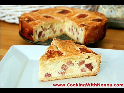 Nonna's Pizza Rustica - Pizzagaina - Rossella's Cooking with Nonna Nonna's Pizza Rustica - Pizzagaina - Rossella's Cooking with Nonna