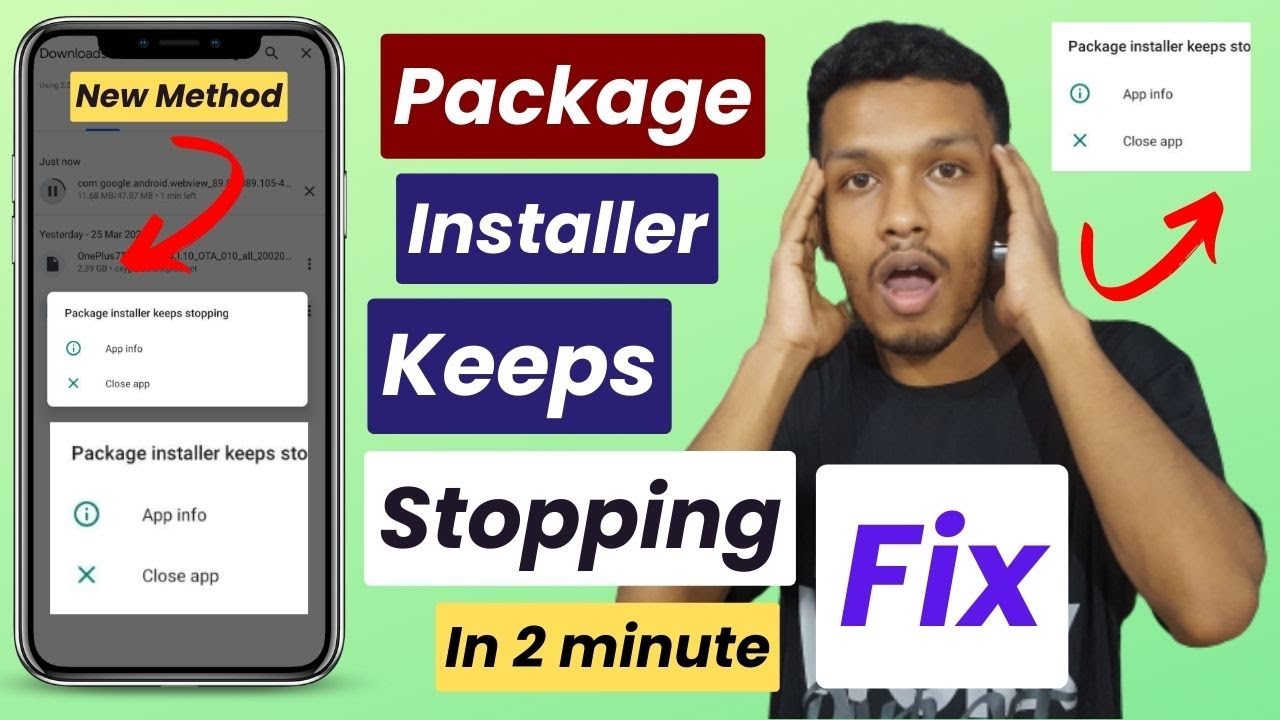 How To Fix Package Installer Keeps Stopping | Package Installer Keeps ...