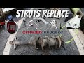 Fiat Ducato front strut mount change , Peugeot Boxer , Citroen Jumper struts replace , no ball join