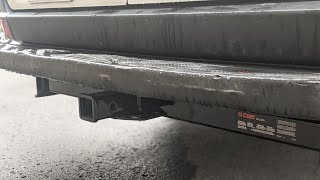 TRAILER HITCH INSTALL ON A SPRINTER WITH STEP BUMPER