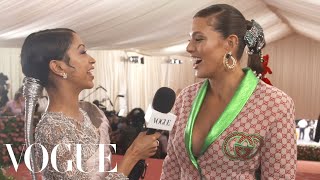 Ashley Graham on Accidentally Arriving Early to the Met Gala | Met Gala 2019 With Liza Koshy | Vogue