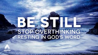 Be Still & Stop Overthinking [Christian Sleep Meditation with Relaxing Ocean Sounds]
