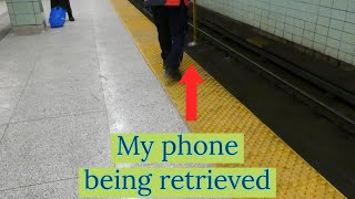 My Phone Fell Onto The Subway Track - Recovery \u0026 What Happened 2/23/2025