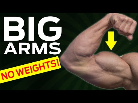 How To Get Bigger Arms Without Weights (BICEPS DESTROYER!) How To Get Bigger Arms Without Weights (BICEPS DESTROYER!)