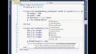 Visual Basic 2010 ~ Random Bubbles