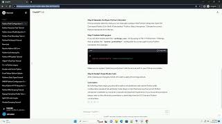 Execute python at visual code but fail error message python path configuration