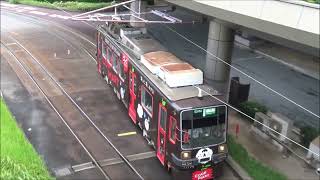 豊橋鉄道東田本線のモ780形（豊橋駅に到着して駅前停留場に停車）