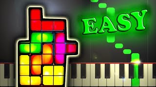 TETRIS THEME - Easy Piano Tutorial