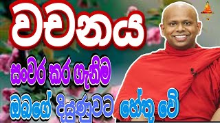 වචනය සංවර කර ගැනිම ඔබගේ දියුණුවට හේතුවක් වෙිවි.welimada saddaseela theru.#trending #buddha