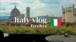 【travel vlog】🇮🇹“花の都“フィレンツェでお買い物してステーキ食べた！｜中央市場｜ウフィツィ美術館｜サンタマリアノヴェッラ薬局｜フランス・イタリア旅行⑤