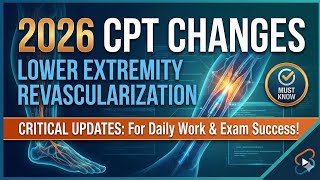 2026 CPT coding changes for lower extremity endovascular revascularization