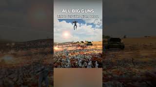 ALL BIG GUNS VS MASSIVE MEDIEVAL ARMY | Ultimate Epic Battle Simulator 2 | UEBS 2