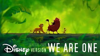 We Are One (Ole Ola) ♪ Disney Version - Pitbull ft JLO (Brésil 2014)