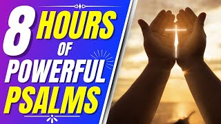 Psalms 91, 90, 92, 93, 94, 95 (8 hours of powerful psalms 1)(Bible verses for sleep)
