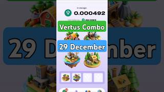 Vertus Combo Cards Today 29 December / Vertus Daily Combo / Vertus Combo #crypto #airdrop #combo