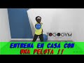 Entrenar con una pelota ⚽️ | Fitness con una pelota en casa 🏀🏐 entrena diferente