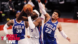 Pistons go wire-to-wire and beat Sixers 119-104 | Sixers Postgame Live | NBC Sports Philadelphia