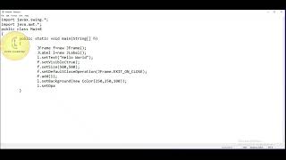 Java | Swing class 'JLabel set background color' | CodeLearning