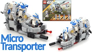 501st Legion Micro Transporter, LEGO 75345 Alternate Build + Free Build Instructions