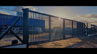 Brama teleskopowa / Aluminium telescopic sliding gate