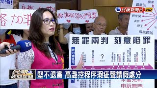 確定遭黨除名 高潞控時力違背程序正義－民視新聞