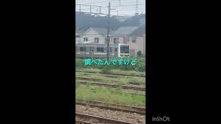 久里浜駅にずっと待ってる209系